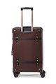 Limra LMA-7050 Artificial Leather Luggage Set, 4 Sizes, 4 Wheels, 360 Degree Rotating - Dark Brown product image 6