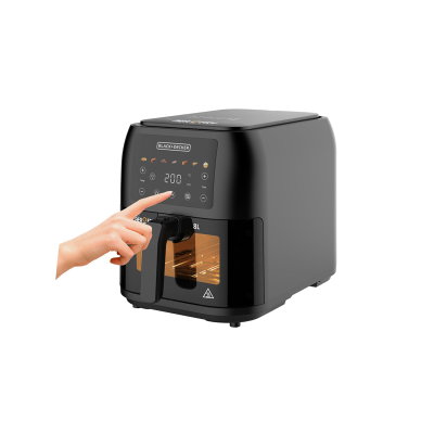 قلاية هوائية بلاك اند ديكر، 1700 واط، 8 لتر، 7 برامج، SAF80W-B5 - اسود product image 3