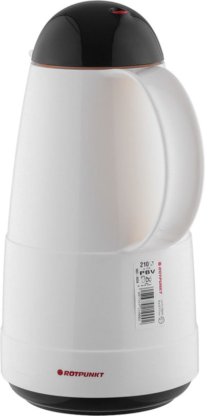 ترمس روتبونت، 1 لتر، الخامة الداخلية زجاج حراري - ابيض اسود product image 2