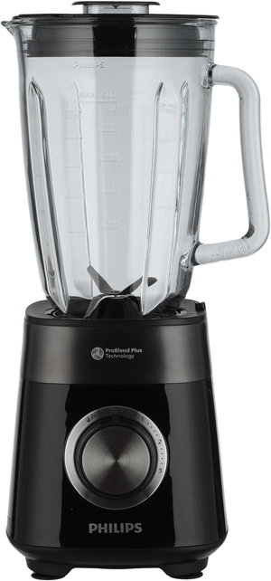 Philips Series 5000 HR3033/00 Blender, 1200W, 2L, 3 Speeds, Pulse Button - Black Transparent product image