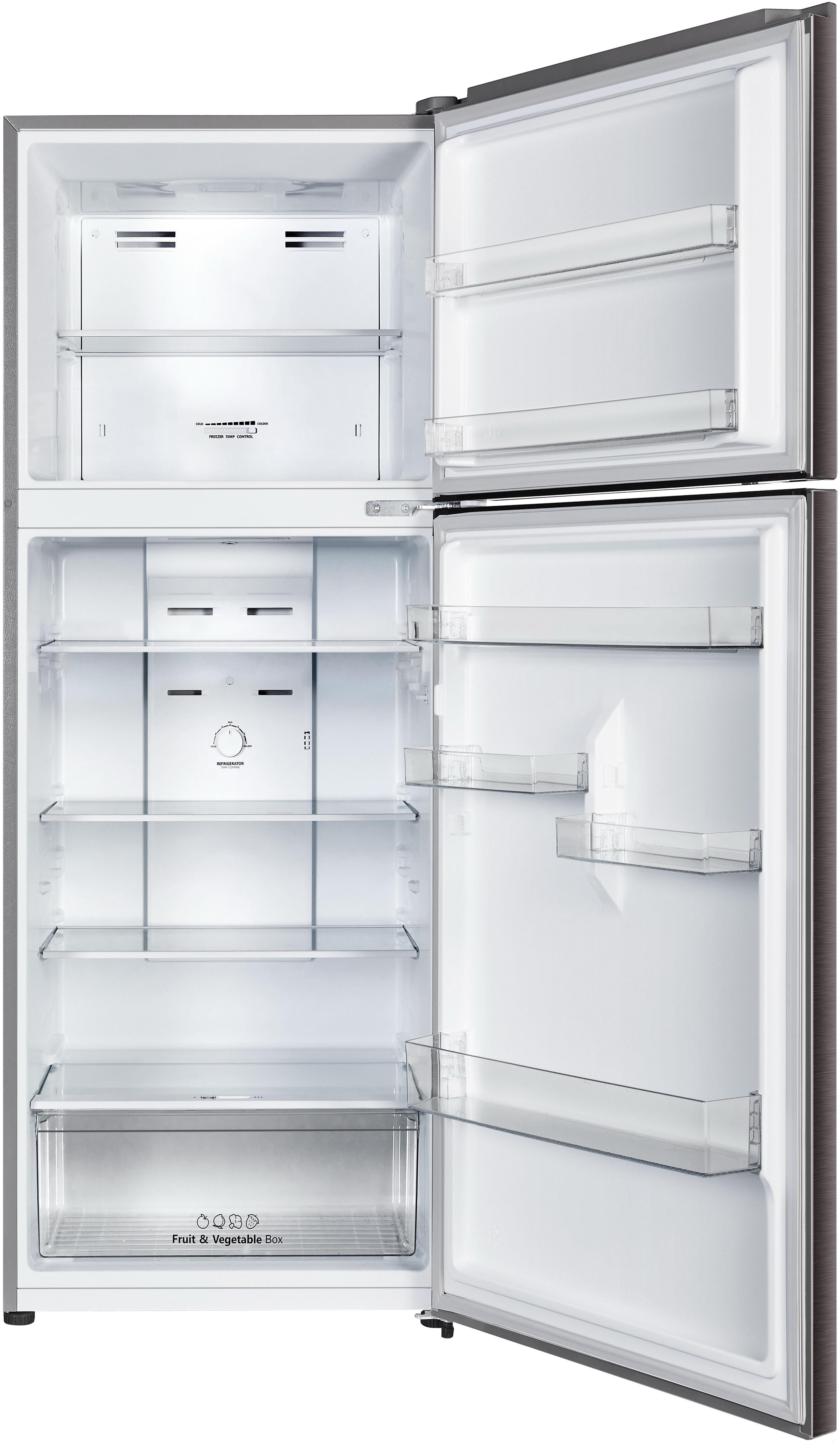 Edison Edir461Inv No Frost 2 Door Refrigerator, 466 Liters, 16.5 Feet, Top Freezer, Inverter - Silver product image 2