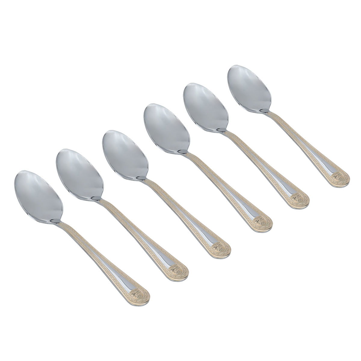 Al Saif Gallery Steel Cutlery Set, 6 Pieces - Silver product image