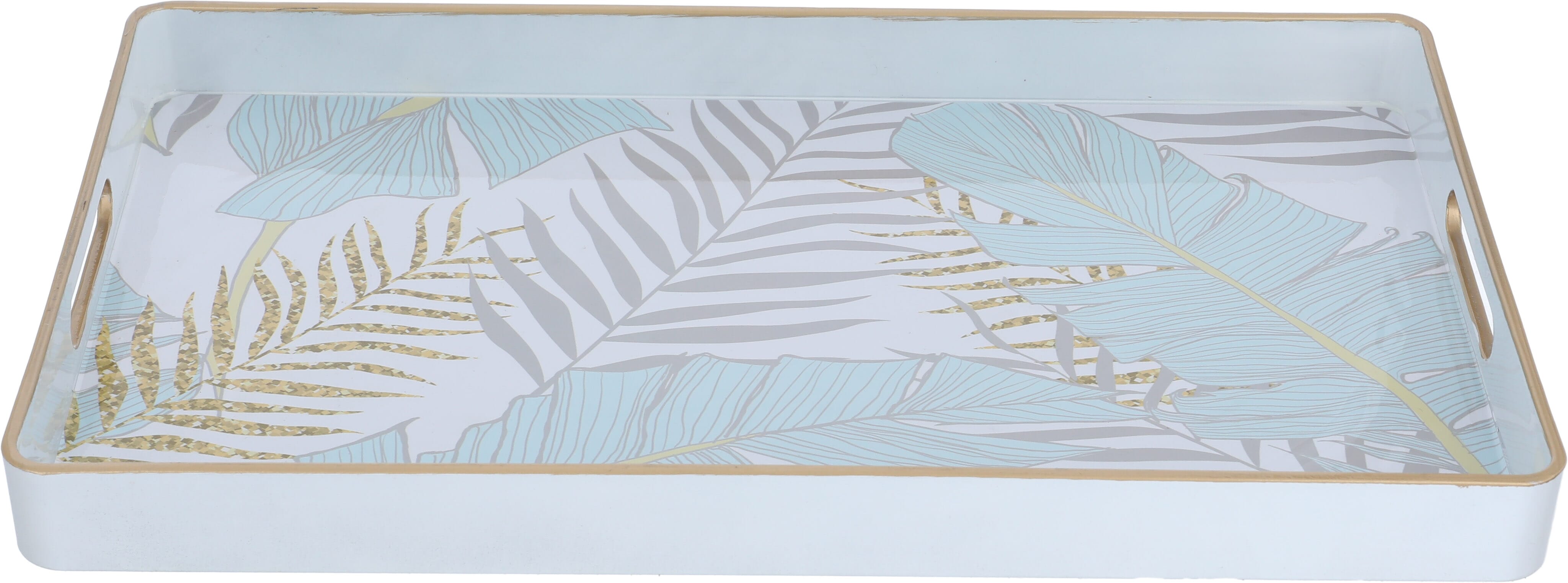 Al Saif Gallery plastic serving topper, 4×24×40 cm, rectangular - white product image 1