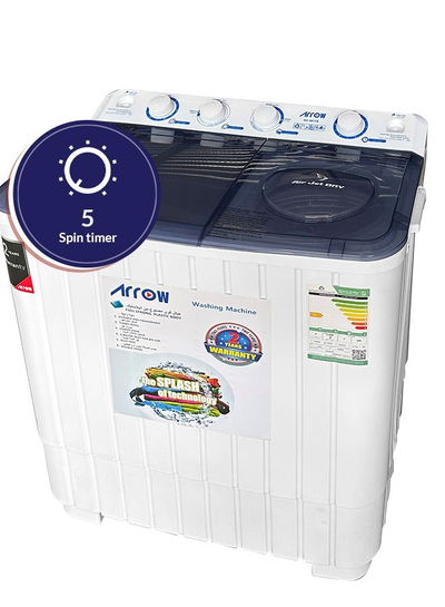 Arrow RO-08TTB washing machine, 7 kg, twin tub - White product image 11