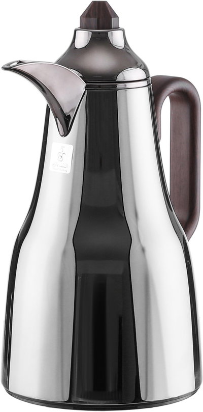 Al Saif Gallery Abq Thermos Set, 1/0.7 L, Glass Inner Material, Tufriya - Transparent Black product image 5