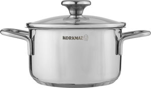 طقم قدور استيل كوركماز، 6 قطع - فضي product image 2