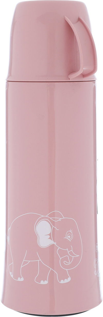 Helios thermos, 0.75 litres, thermal glass inner container, plastic outer shell - light pink product image 3