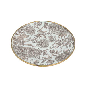 Al Saif Gallery porcelain plate, 20 cm, engraved circle - beige product image 2