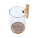 مج زجاج السيف غاليري، 350 مل، بيد خشب - شفاف product image 2