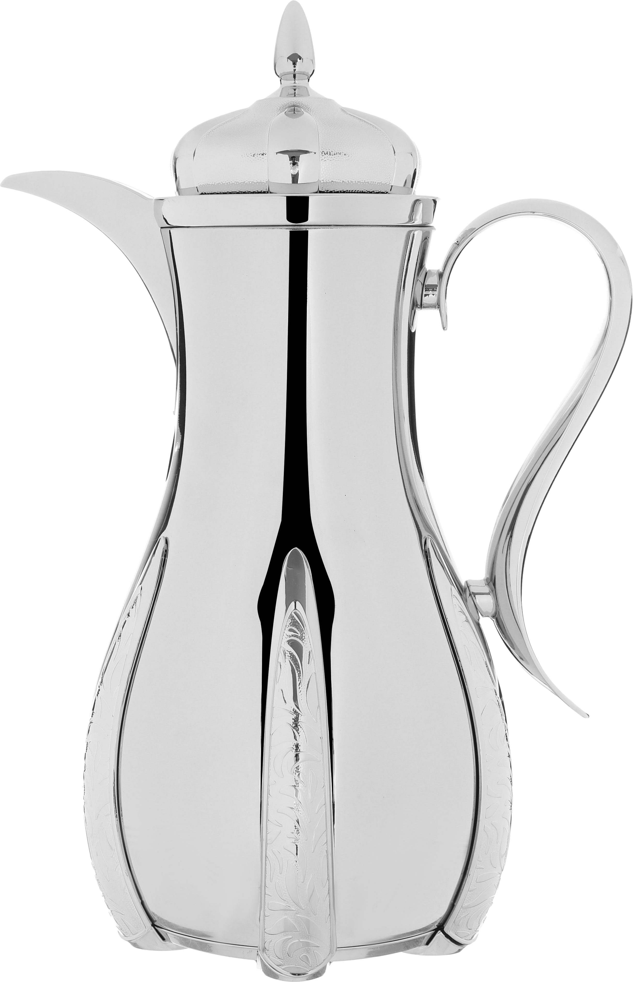 Al Saif Gallery Sana thermos set, 1 liter, thermal glass inner container, steel outer shell - silver product image 6