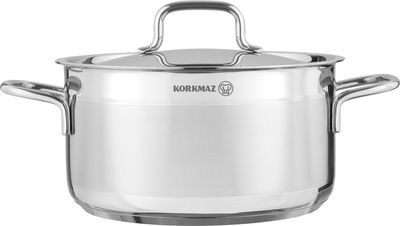 طقم قدور ستانلس ستيل الفا كوركماز، 11 قطعة - فضي product image 5