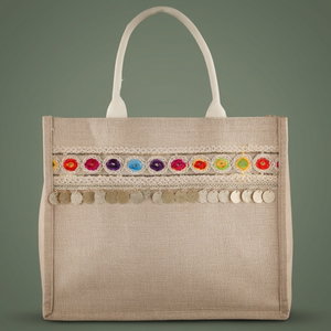 Al Saif Gallery Fabric Thermos Bag, 38×19×31 cm, Square - Multicolor product image