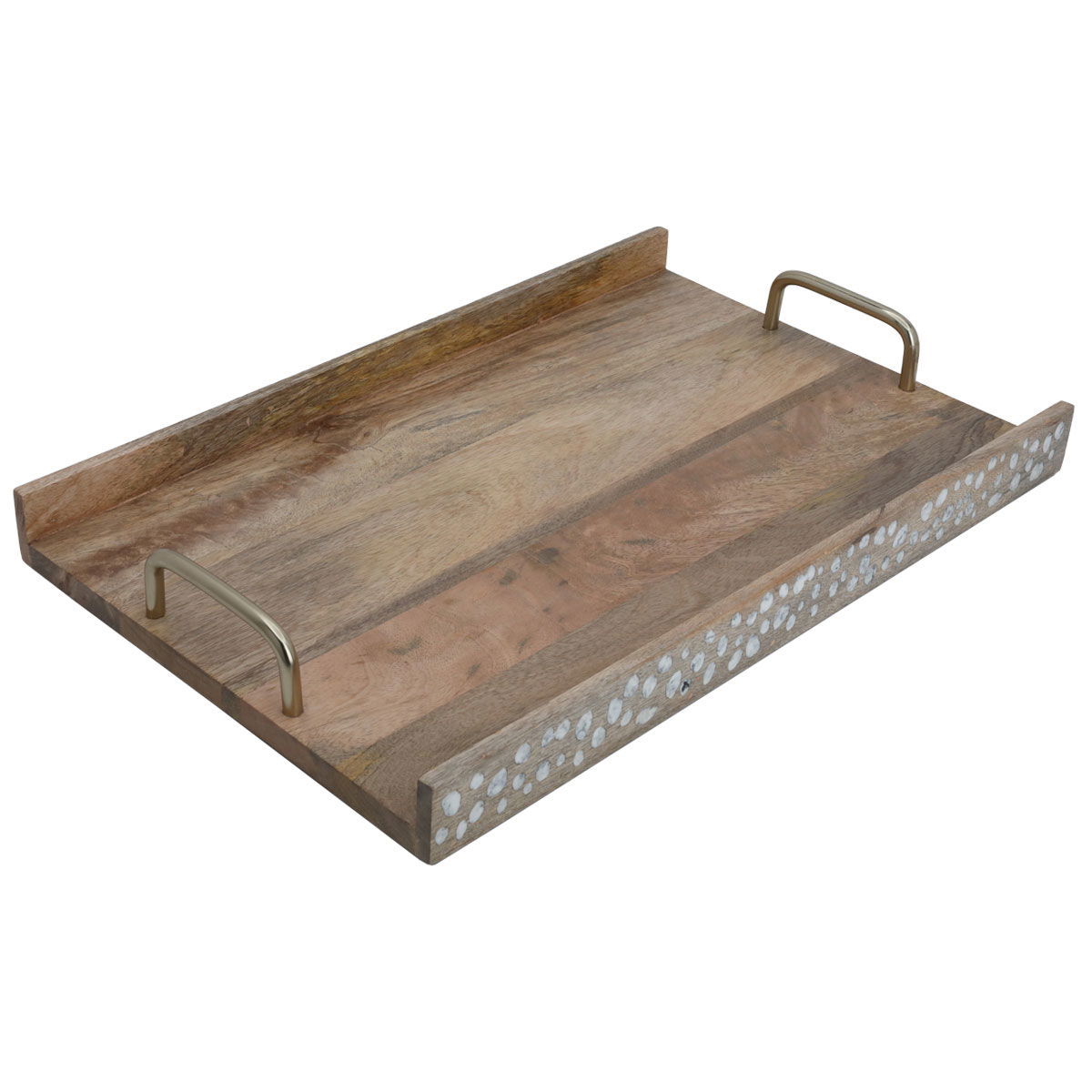 Saif Gallery Wooden Serving Topper, 50 x 32 x 4.5 cm, Rectangle - Light Wood product image