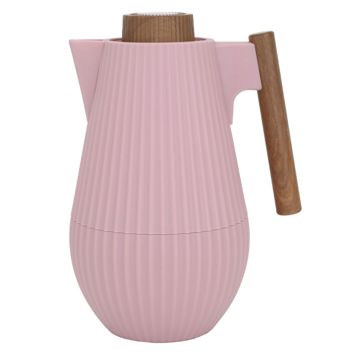 Al Saif Gallery Layar Thermos, 1 Liter, Wooden Handle, Squeeze - Pink product image