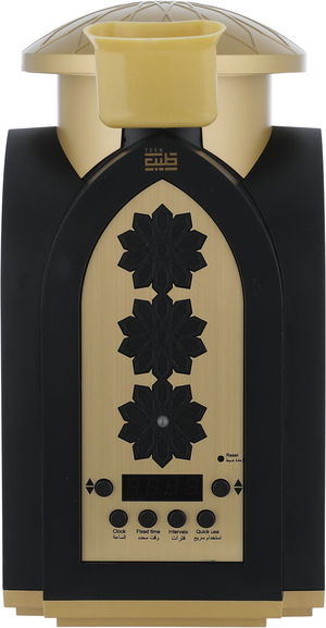 مبخرة بلاستيك كهربائية طيب، 36 واط - ذهبي اسود product image