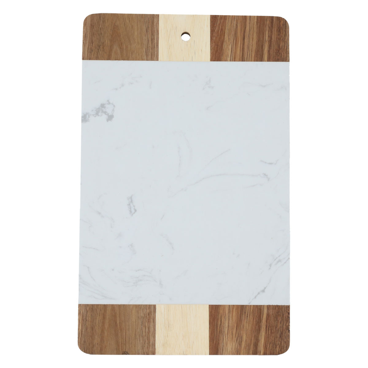 Al Saif Gallery Marble Wood Cutting Board, Rectangle - White Brown product image 1