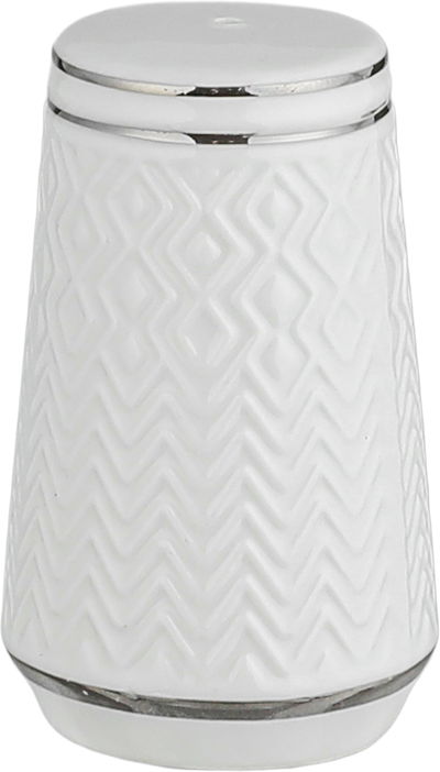 طقم تقديم سفرة بورسلان السيف غاليري، 47 قطعة - أبيض فضي product image 8