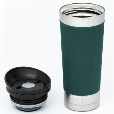 Alsaif Gallery Timeless Stainless Steel Thermal Mug, 450 ml - Green product image 2
