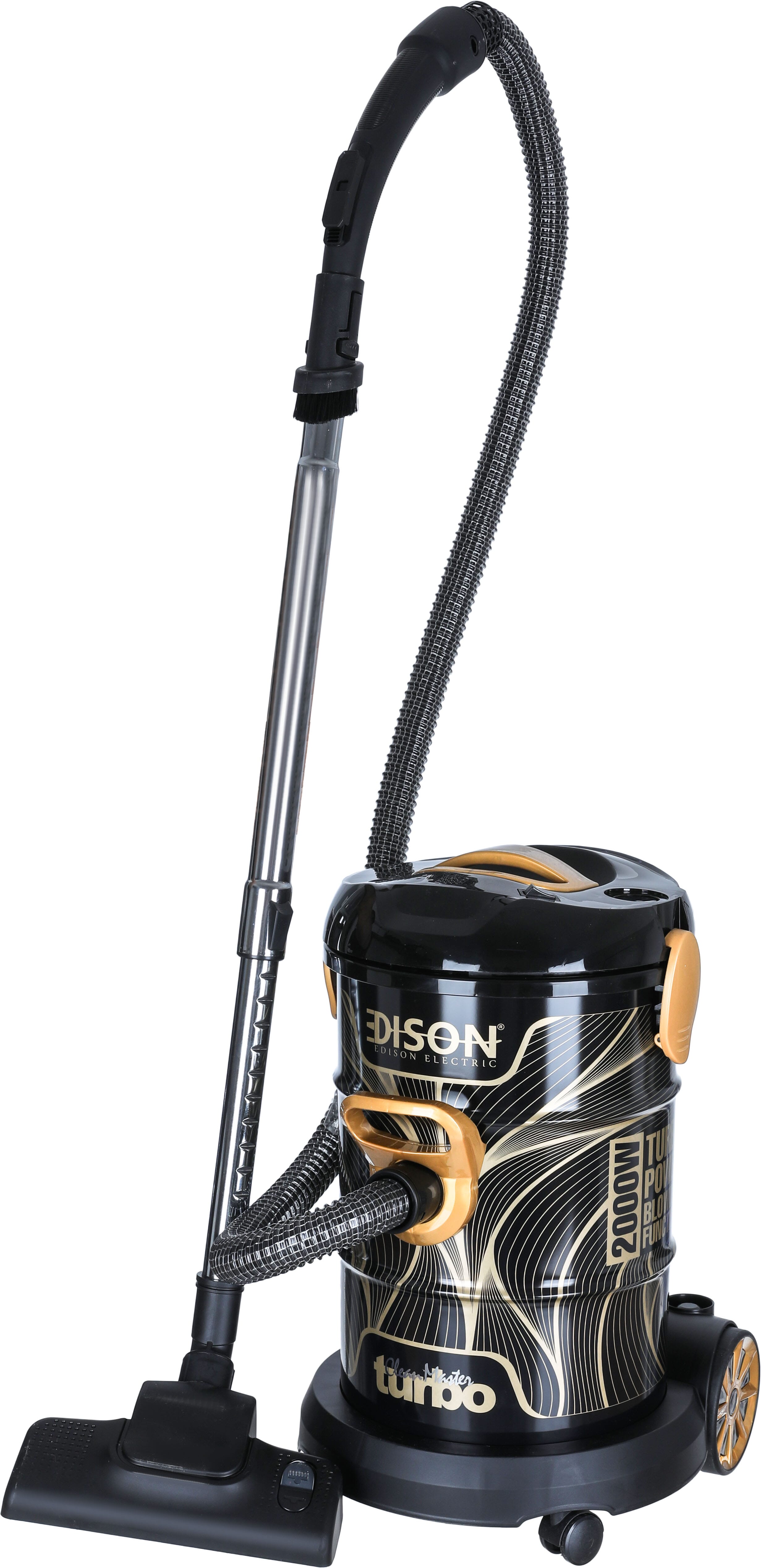 Edison Barrel Vacuum Cleaner, 2000 Watt, 25 Liter - Black product image