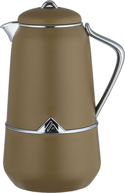 طقم ترامس لالوزا، قطعتين، 0.7 / 1 لتر، حافظة داخلية زجاج، يد فضي، غطاء ضغاط - زيتي فضي product image 2