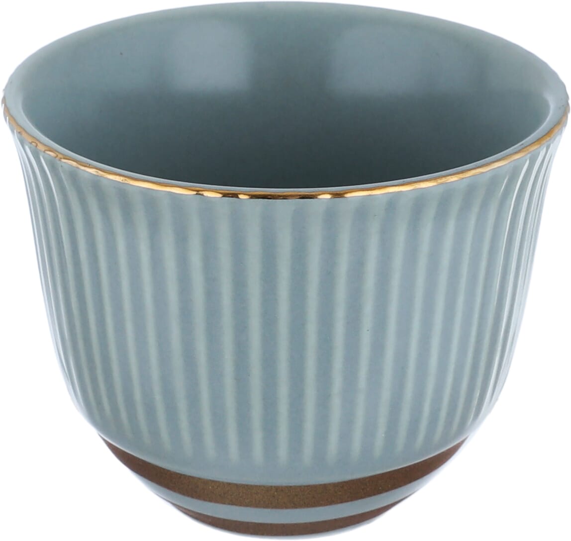 Al Saif Gallery Porcelain Coffee Cup Set, 12 Pieces - Light Grey product image 2