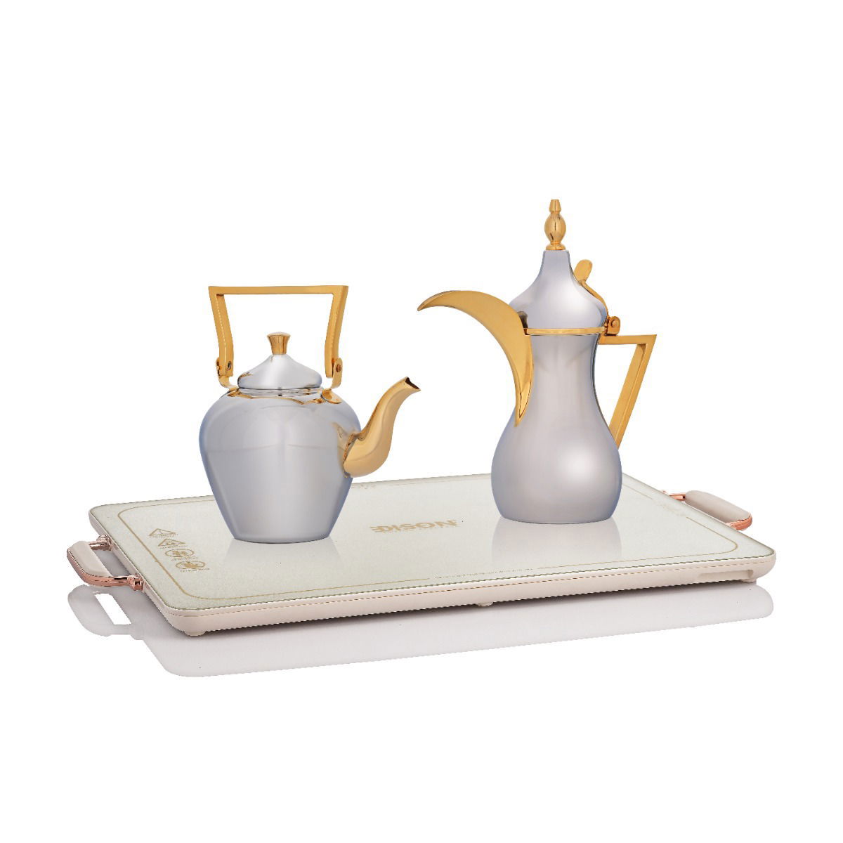 طوفرية تسخين كهربائية زجاج إديسون، 300 واط - ابيض product image 6