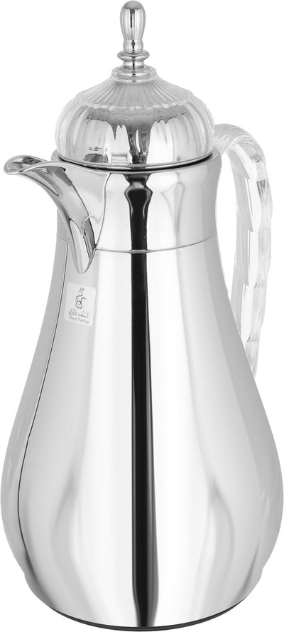 Al-Saif Gallery Al-Hanouf thermos set with tray, 3 pieces - silver product image 5