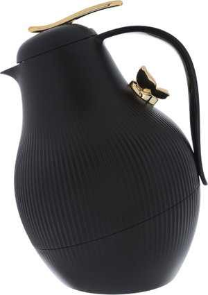 Al Saif Gallery Dora thermos, 1 liter, thermal glass inner container, plastic outer shell - black product image 2