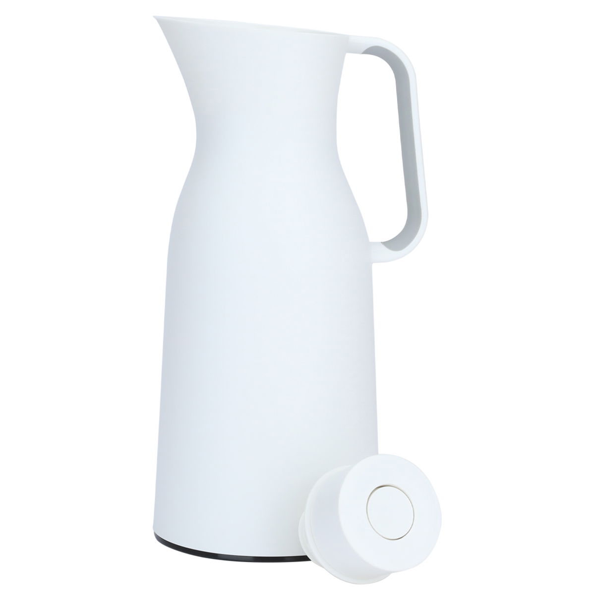 Al Saif Gallery Alaska glass thermos, 1 liter, plastic outer shell - white product image 3