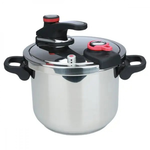 Volcano Steel Pressure Cooker, 10 Liter - Silver product image 1