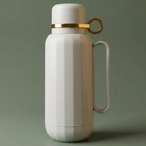 Timeless Rahal Thermos, 1 liter, thermal glass inner container, plastic outer shell - light gray product image