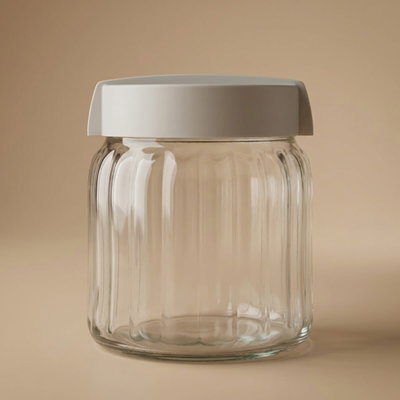 علبة زجاج السيف غاليري، 1 لتر، غطاء - شفاف product image 1