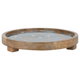 Al Saif Gallery Wooden Serving Plate, Round - Dark Brown product image 1