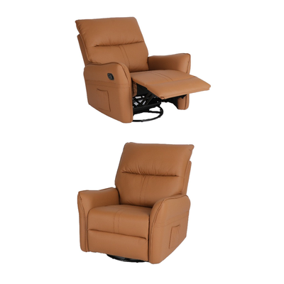 كرسي استرخاء جلد، 77x80x100 سم - كوفي product image 4