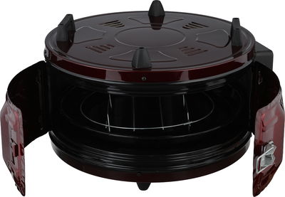 فرن دائري كهربائي كيون، 1200 واط، 32 لتر، 44 سم، KRO/2001 - عنابي product image 4