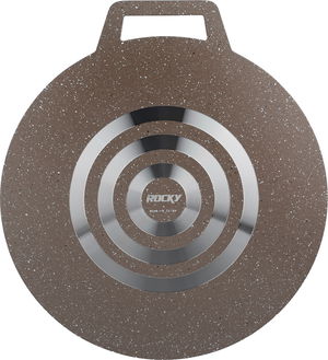 Rocky Granite Crepe Baking Plate, 40 cm, Handle - Brown product image