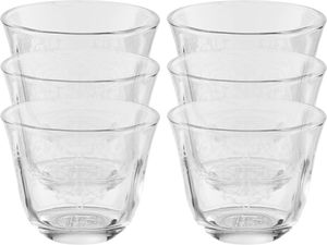 Al Saif Gallery glass Arabic coffee cups set, 6 pieces - transparent product image