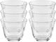 Al Saif Gallery glass Arabic coffee cups set, 6 pieces - transparent product image 1