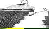 Hacshever Lavilla Granite Frying Pan, Steel Handle, Glass Lid, Basket, 24x13 cm - Grey product image 2