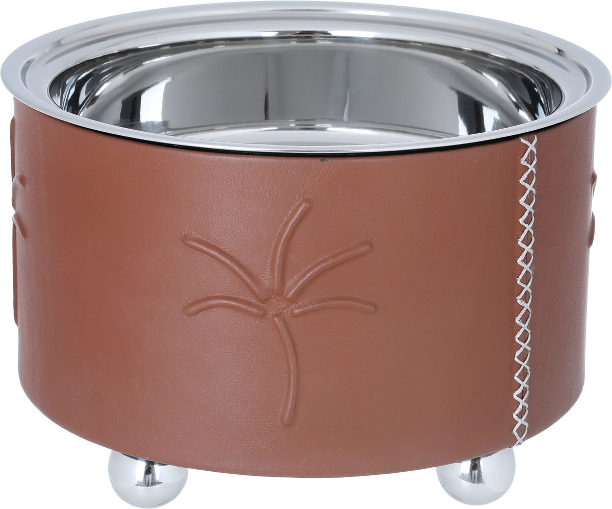Al Saif Gallery steel heater, 3 litres, 33 x 30 x 30 cm, circular, cover - brown product image 1