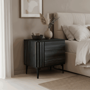 كومدينه خشب ام دي اف، 55×40×40 سم، 2 درج - اسود product image