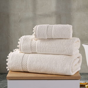  منشفة قطن، 1 قطعة، 170 × 90 سم - كريمي product image