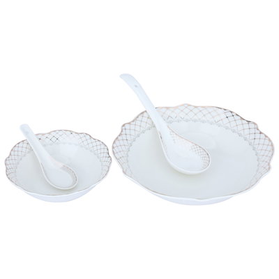 Al Saif Gallery Porcelain Dinner Set, 65 Pieces - White product image 5
