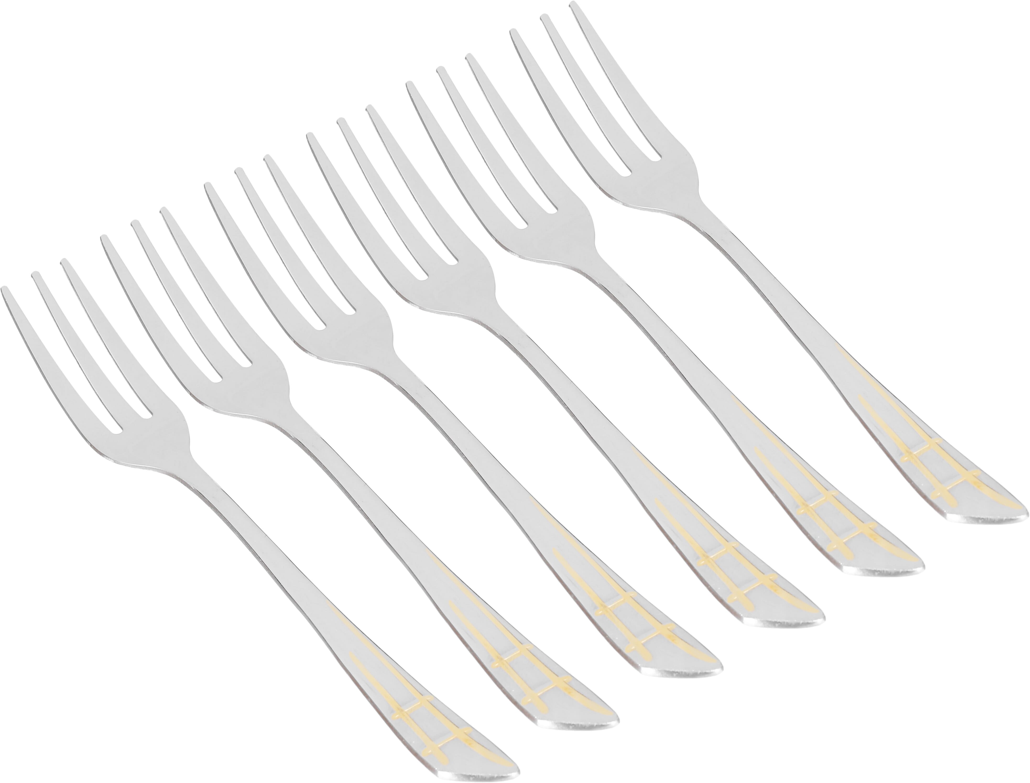 طقم شوك استيل السيف غاليري، 6 قطع - فضي product image