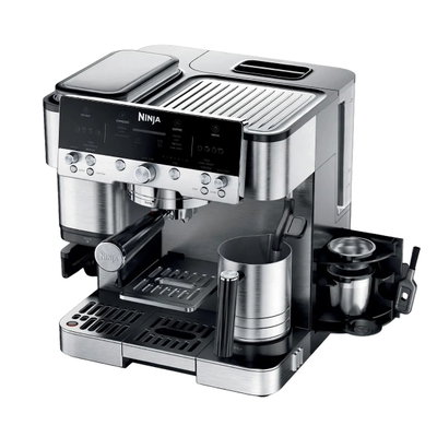 Ninja Compact Coffee Maker, 1650W, 3 in 1, 6 Programs, 9 Bar Pressure, 4 Froth Programs, ES601ME - Black product image 3