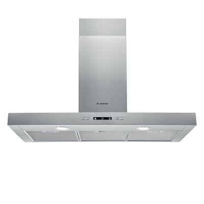 شفاط مدمج اريستون، 115×90×45 سم، 3 سرعات، AHBS9.3FLLX - فضي product image 5