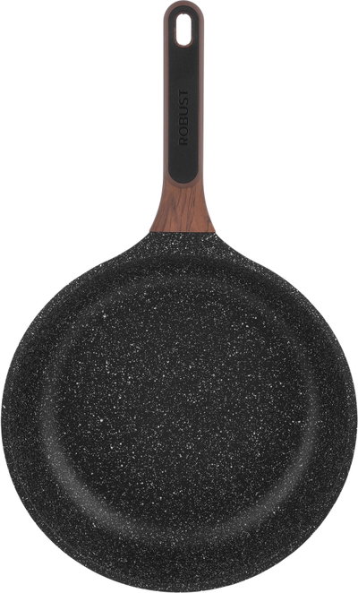 Robust Granite and Aluminum Cookware Set with Glass Lid, 9 Pieces - Black product image 5