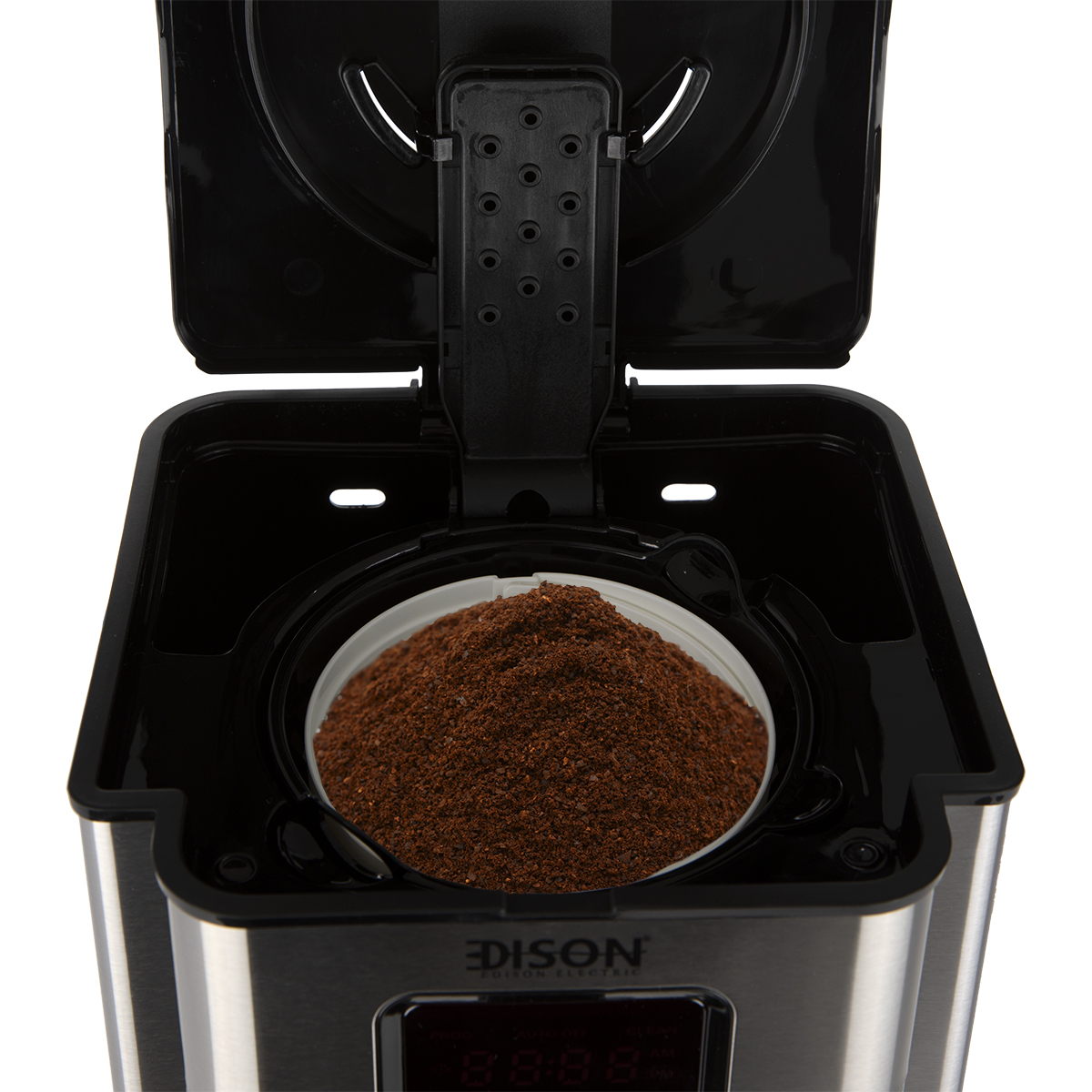 Edison Coffee Maker, 1000 Watt, 1.8 Liter - Black Silver product image 2