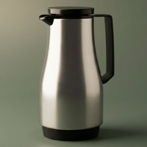 Al Saif Gallery Steel Helios thermos, 1 liter - black product image