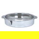 Al Saif Gallery Steel Food Container, 5.5 L, 40 cm, Oval, Gilded - Silver product image 2